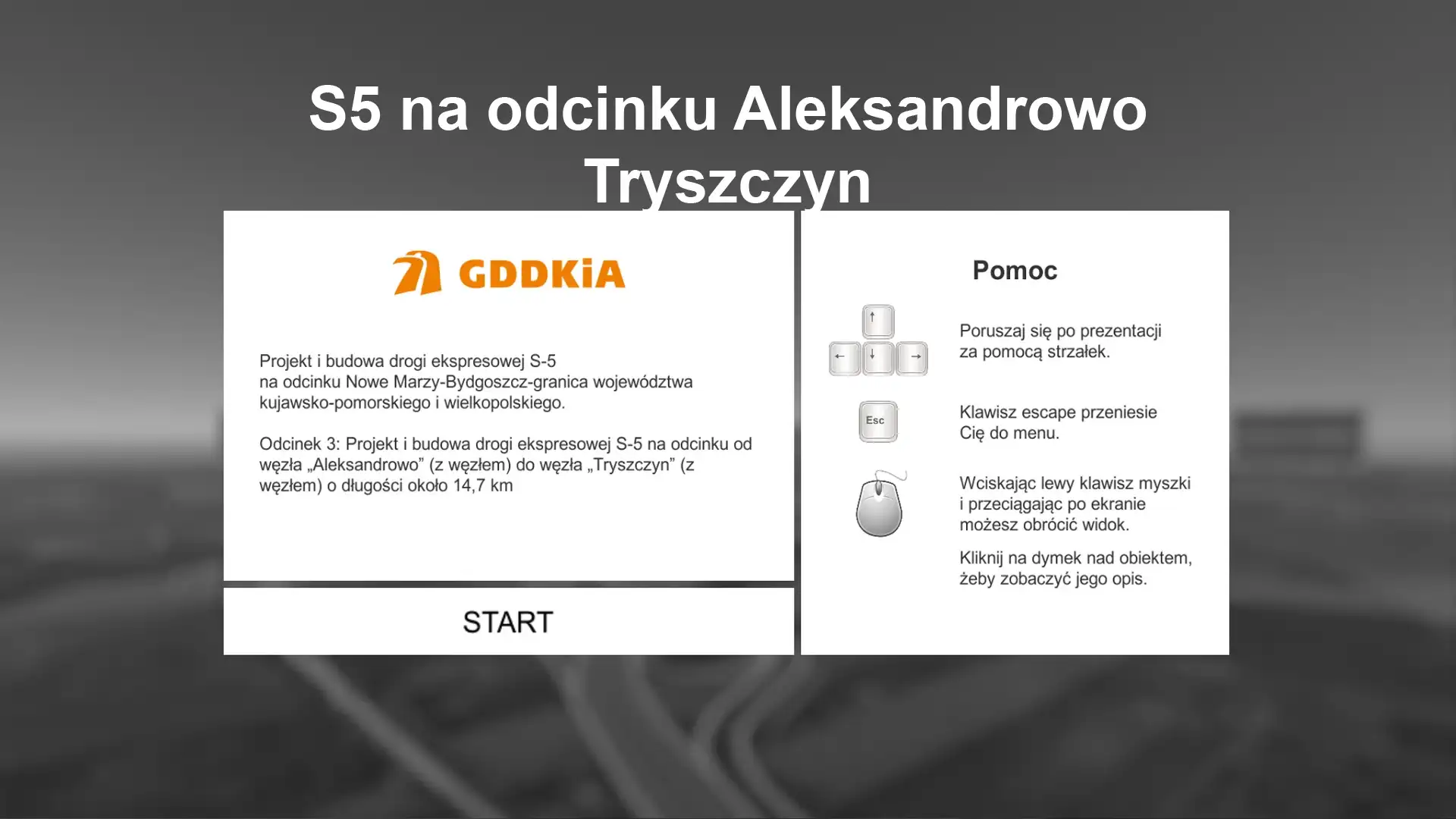 Projekt i budowa drogi ekspresowej S-5 na odcinku Nowe Marzy-Bydgoszcz-granica województwa kujawsko-pomorskiego i wielkopolskiego. Odcinek 3: Projekt i budowa drogi ekspresowej S-5 na odcinku od węzła Aleksandrowo (z węzłem) do węzła Tryszczyn (z węzłem) o długości około 14,7 km