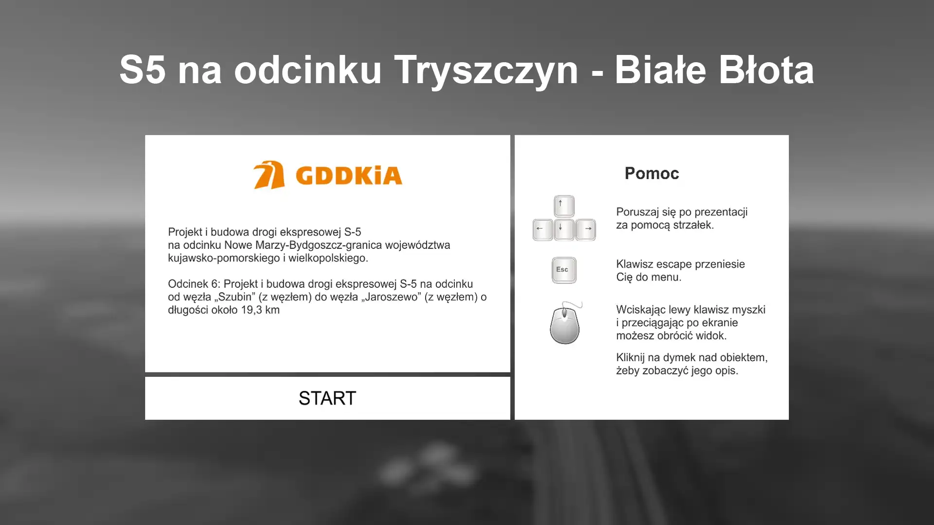 Projekt i budowa drogi ekspresowej S-5 na odcinku Nowe Marzy-Bydgoszcz-granica województwa kujawsko-pomorskiego i wielkopolskiego. Odcinek 4: Projekt i budowa drogi ekspresowej S-5 na odcinku od węzła Tryszczyn (bez węzła) do węzła Białe Błota (bez węzła) o długości około 13,5 km