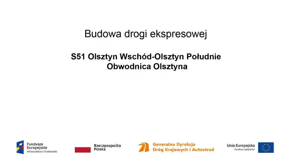 Animacja projektu drogi ekspresowej S51 Olsztyn Wschód-Olsztyn Południe Obwodnica Olsztyna