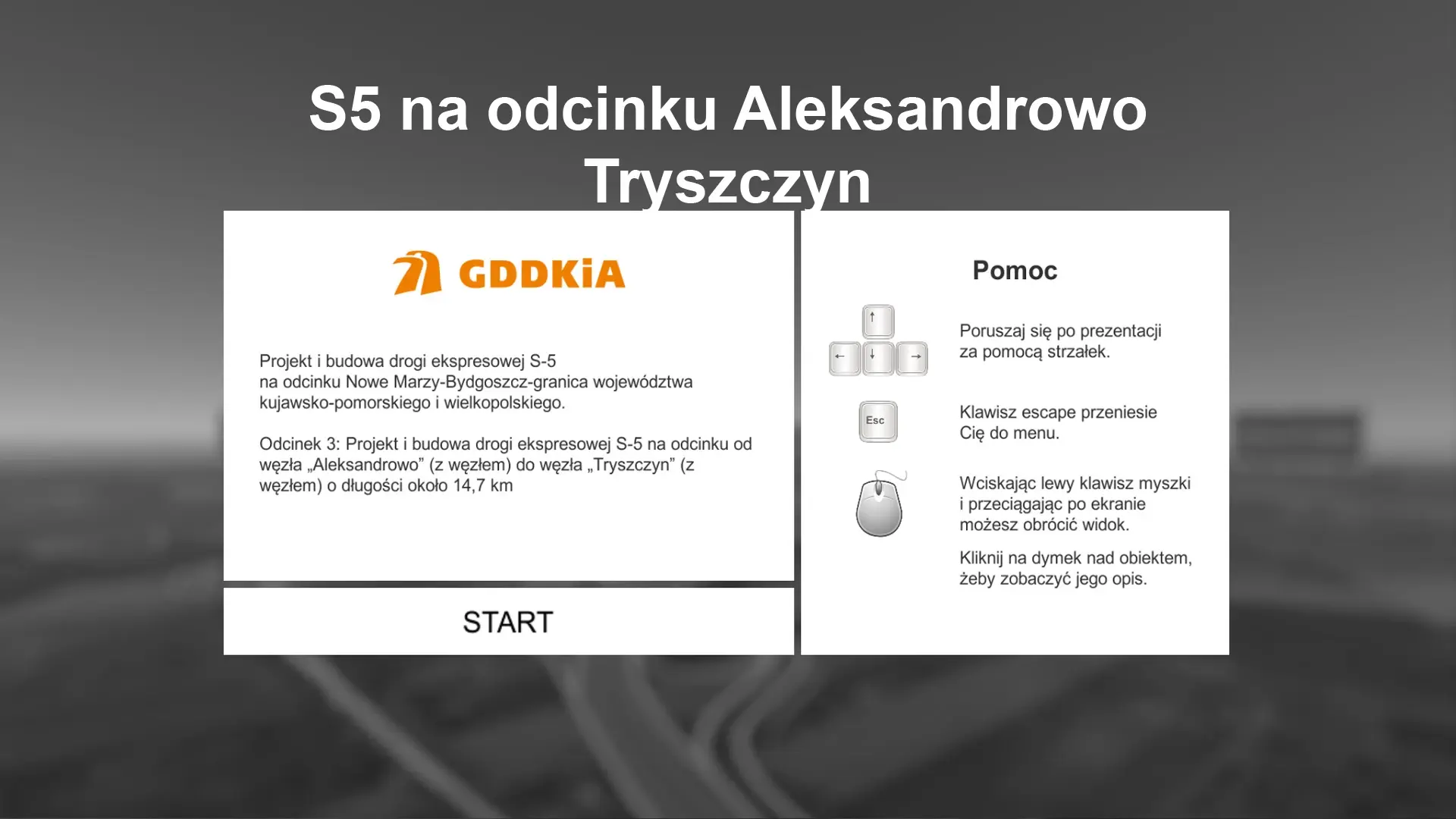 Projekt i budowa drogi ekspresowej S-5 na odcinku Nowe Marzy-Bydgoszcz-granica województwa kujawsko-pomorskiego i wielkopolskiego. Odcinek 3: Projekt i budowa drogi ekspresowej S-5 na odcinku od węzła Aleksandrowo (z węzłem) do węzła Tryszczyn (z węzłem) o długości około 14,7 km