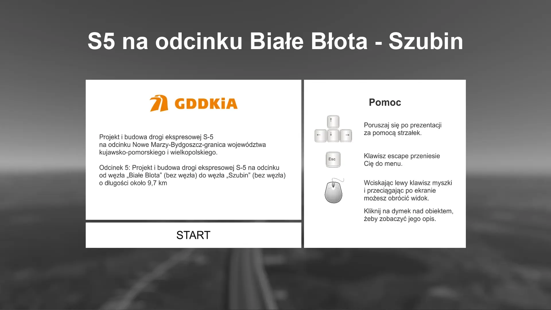Projekt i budowa drogi ekspresowej S-5 na odcinku Nowe Marzy-Bydgoszcz-granica województwa kujawsko-pomorskiego i wielkopolskiego. Odcinek 5: Projekt i budowa drogi ekspresowej S-5 na odcinku od węzła Białe Blota (bez węzła) do węzła Szubin (bez węzła) o długości około 9,7 km